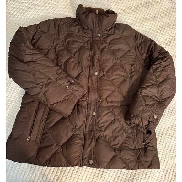Lands End XL brown jacket no hood - Picture 1 of 12